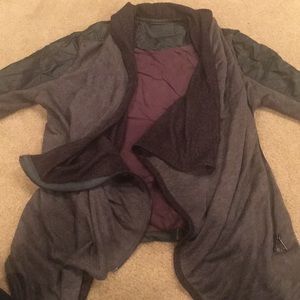 Zip up leather jacket. Blank nyc